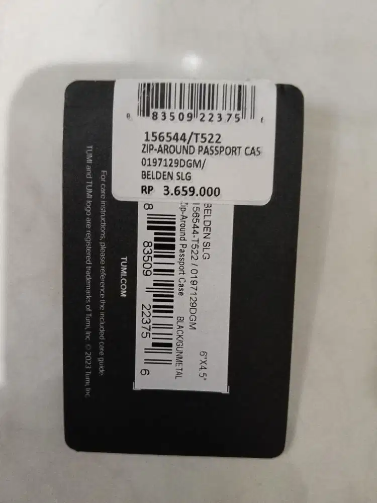 Tumi Around Passport Case