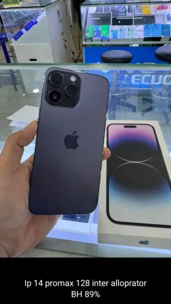 Iphone 14 ProMax 128gb garansi inter