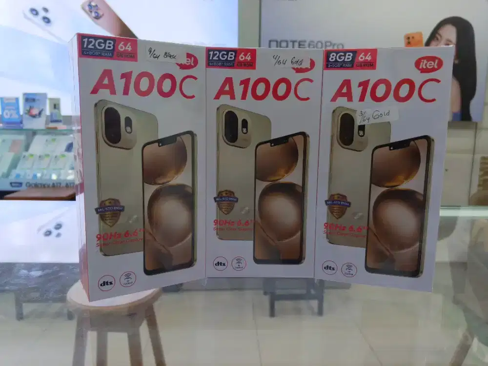 Itel A100c 364 4/64 garansi resmi