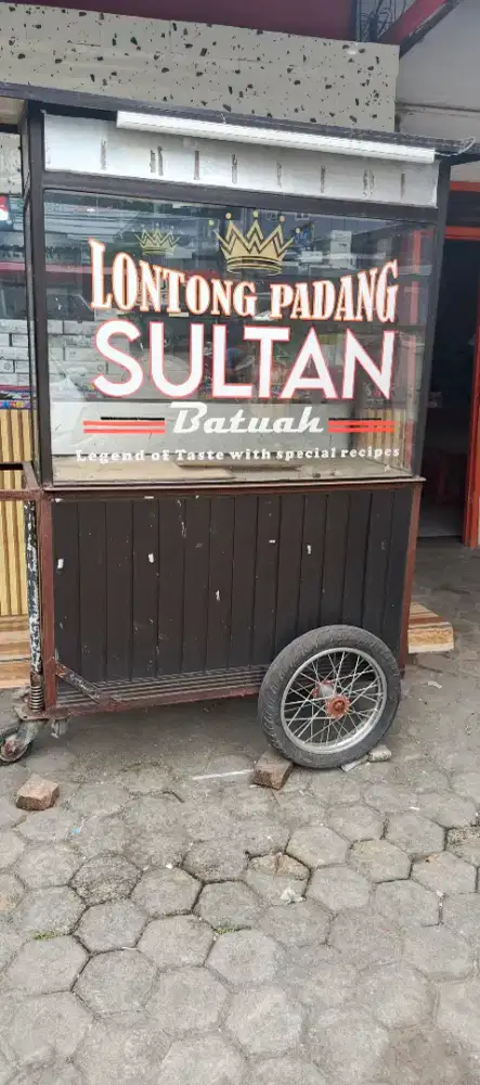 Gerobak alumunium no minus