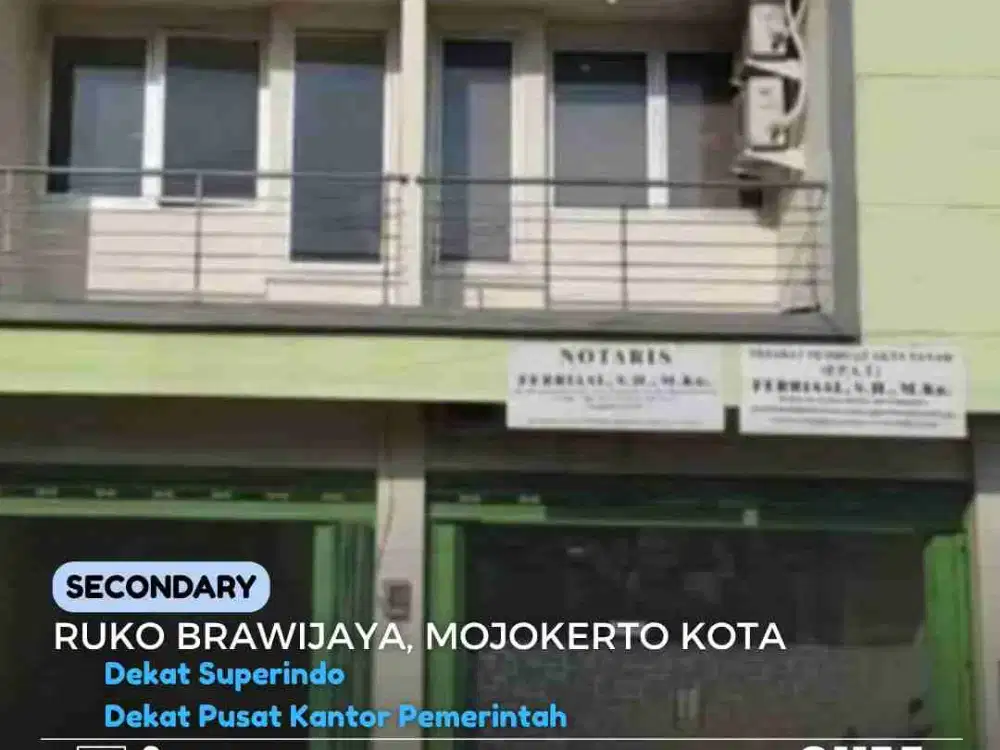 Jual Ruko Brawijaya 2 Lantai Di Mojokerto Kota