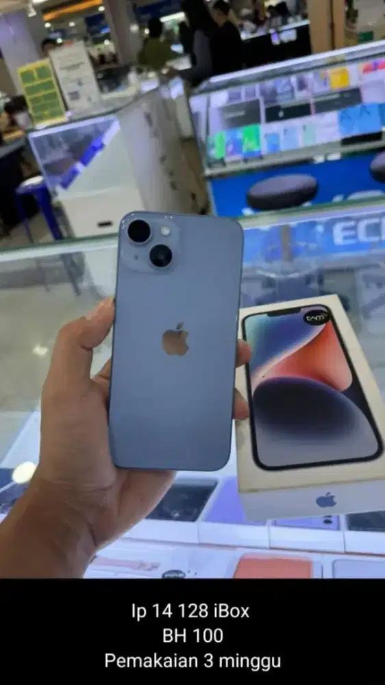 Iphone 14 128gb garansi ibox like new