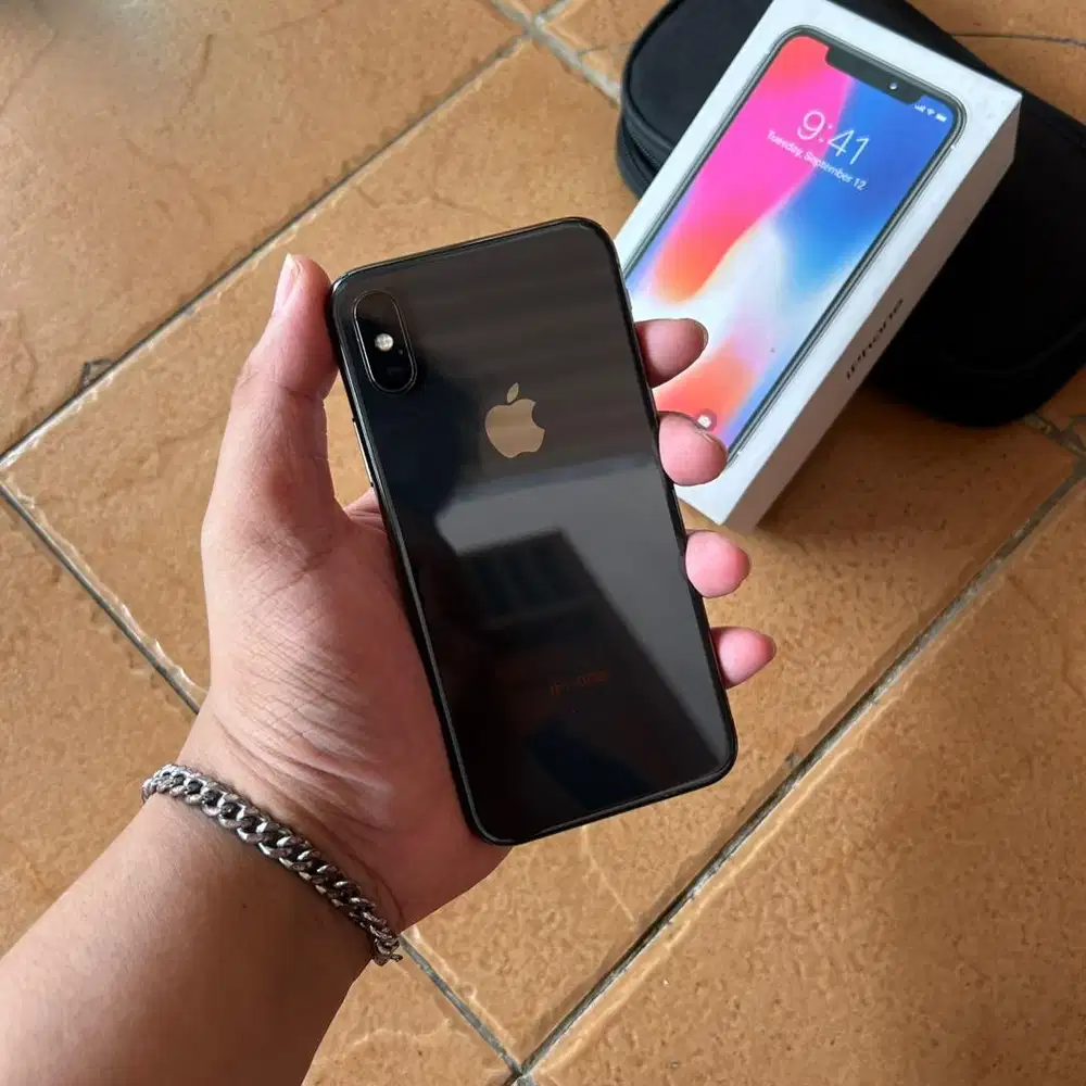 iPhone X 64GB Space Gray ex INTER (REGIST/SETARA IBOX)