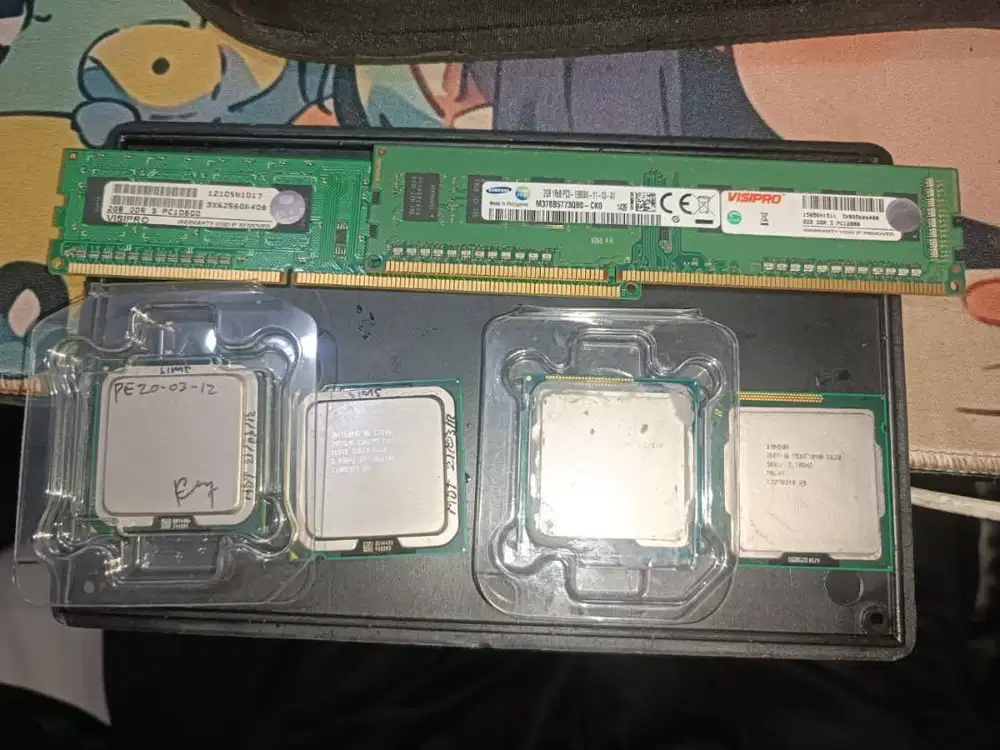 Perlengkapan PC (CPU Intel, RAM DDR3, Case PC, PSU)