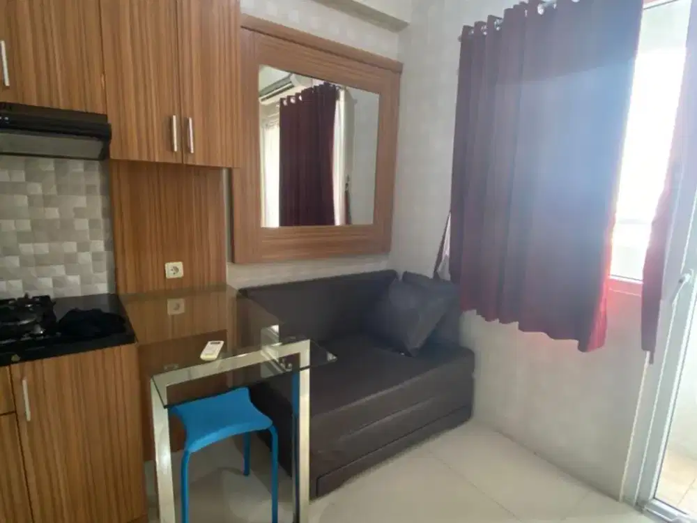 The green pramuka apartment residence unit 2 BR full furnished tower mall baca deskripsi