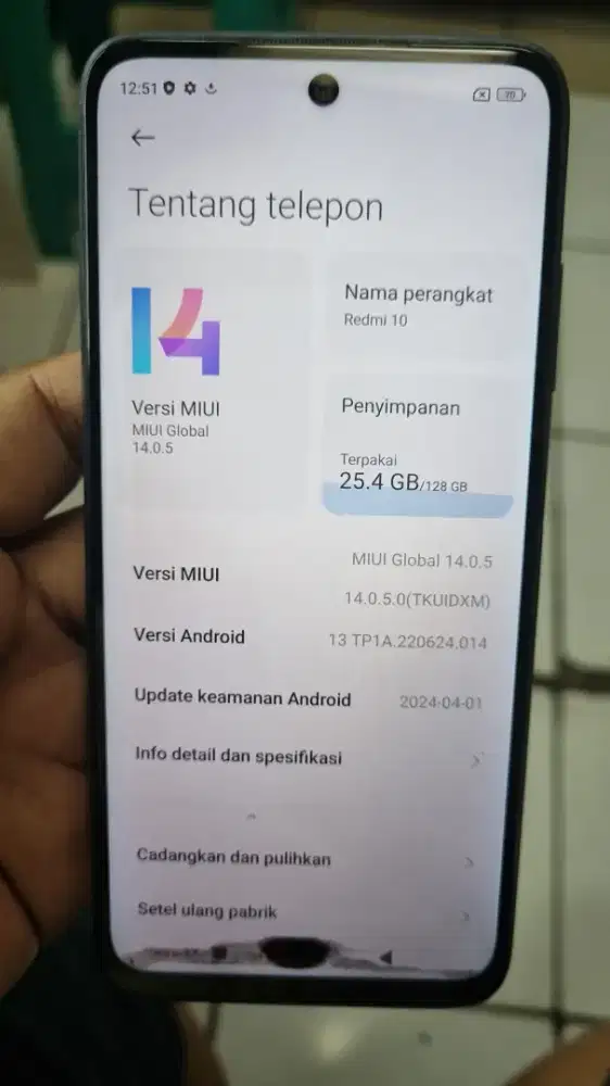 Xiaomi redmi 10 6/128 batangan
