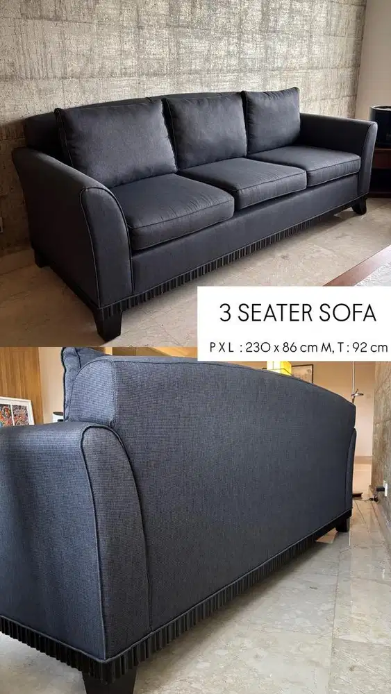 3 SEATER SOFA SECOND