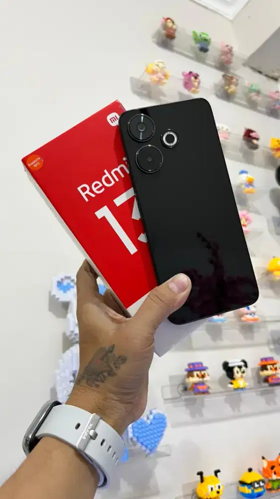 Redmi 13 8/128 lengkap ori bergaransi