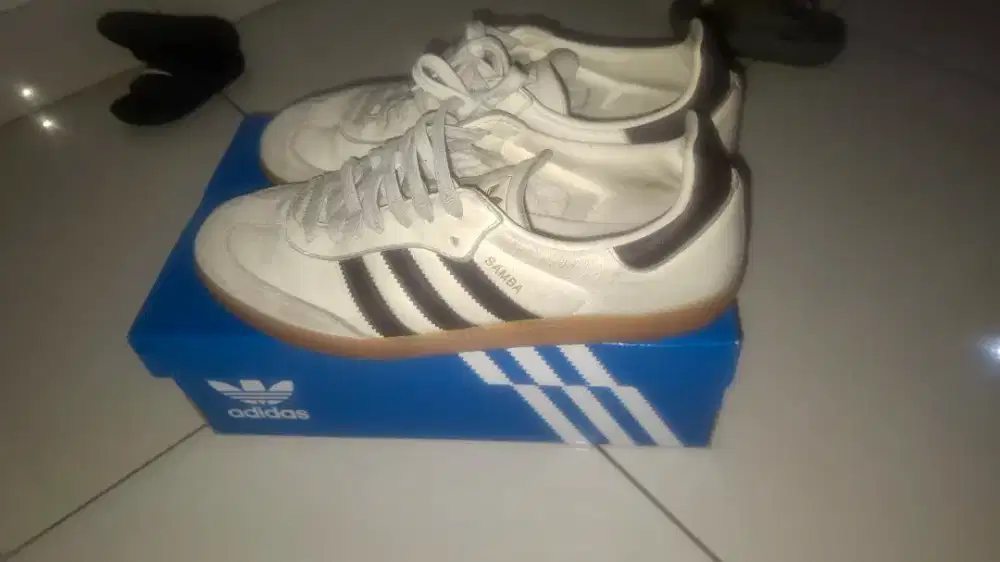 Adidas Samba White Brown Original 42 2/3