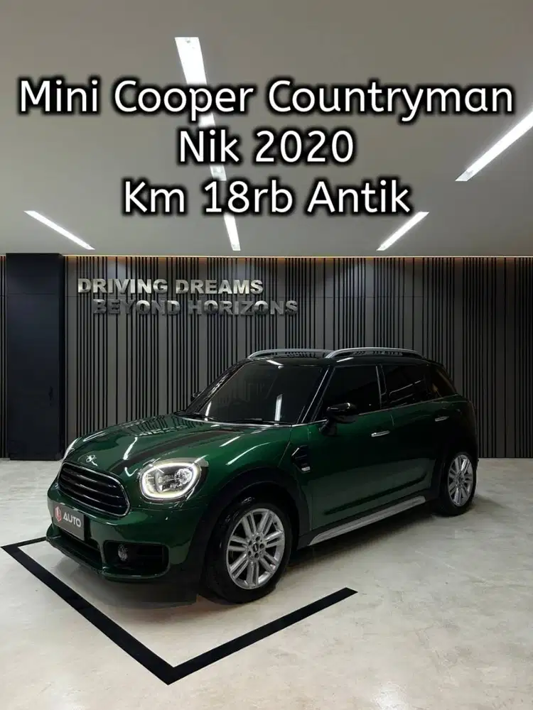Mini Cooper Countryman 1.5 AT 2021 Hijau Km18rb Nik 2020 B1509WIB