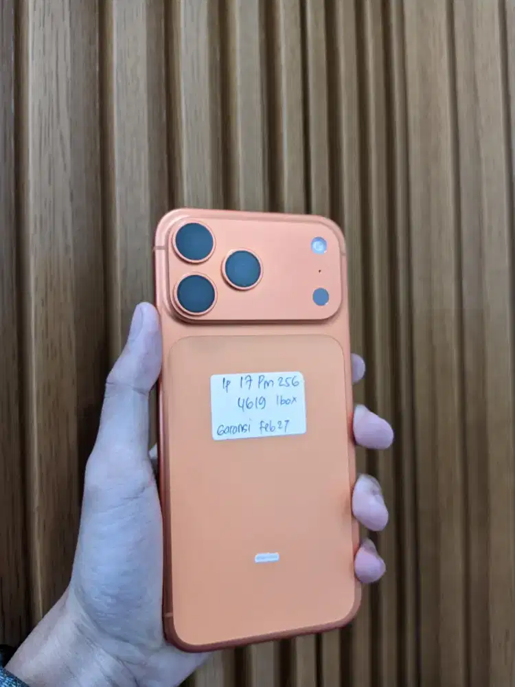 IPHONE 17 PM 256GB GARANSI MASIH ON