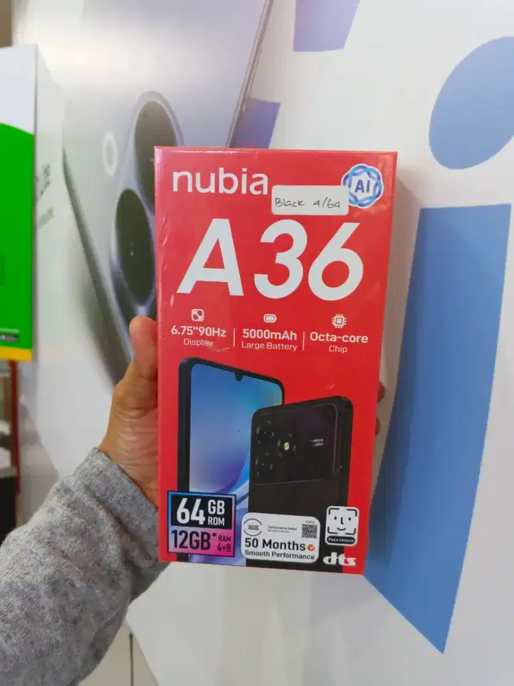 Nubia A36 4/64 Garansi Resmi