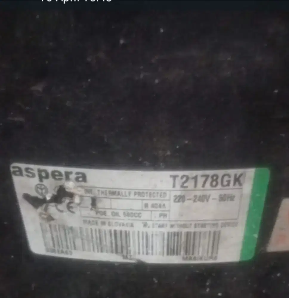 Compressor embraco 404