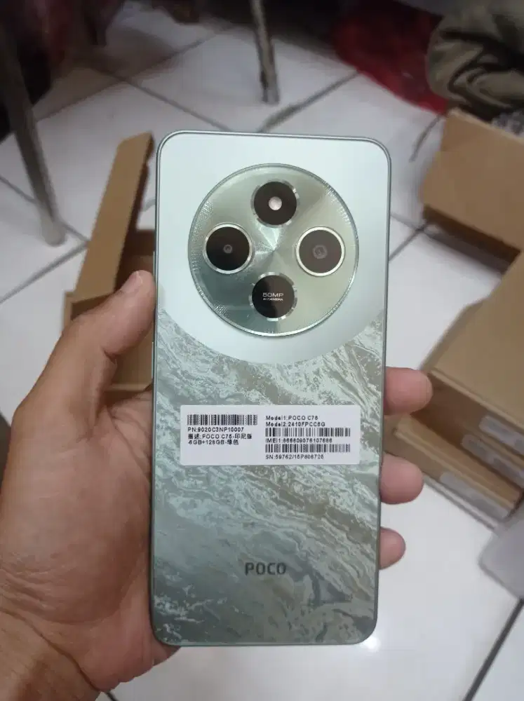 Poco c75 6/128gb ex resmi