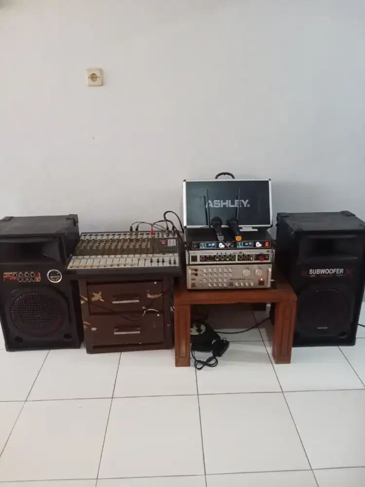 Audio Sound Sistem Karaoke fullset