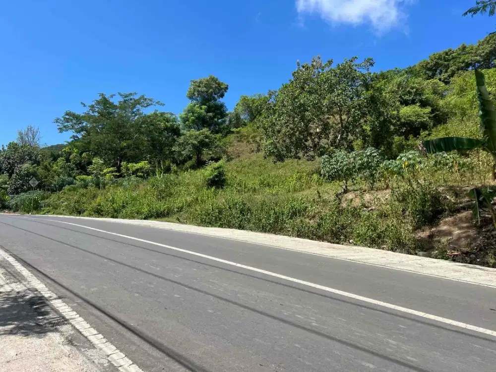 Tanah Strategis Pinggir Jalan Raya Selong Belanak Lombok – 2 Menit ke Pantai, Harga Langka!