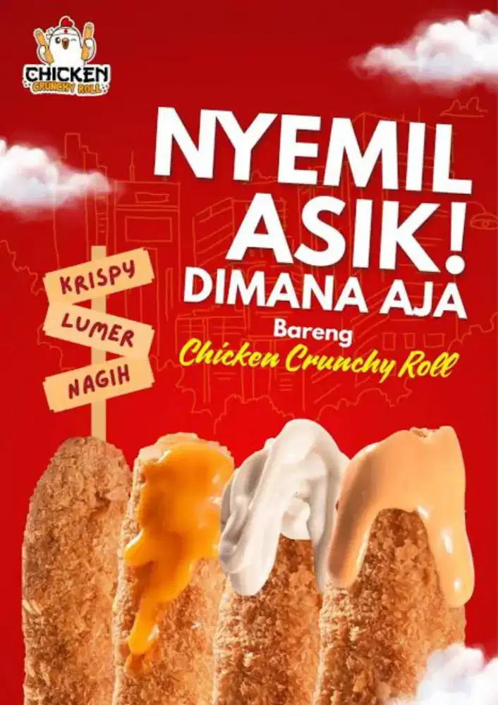Lowongan Karyawan D'Chicken Crunchy Roll area Cempaka Putih