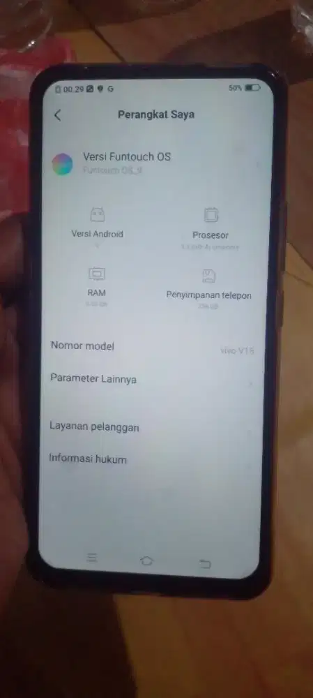Vivo v15  ram 8/128