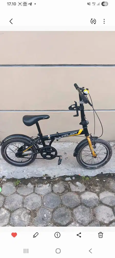 Sepeda Anak siap pakai velg 14 (Nego)