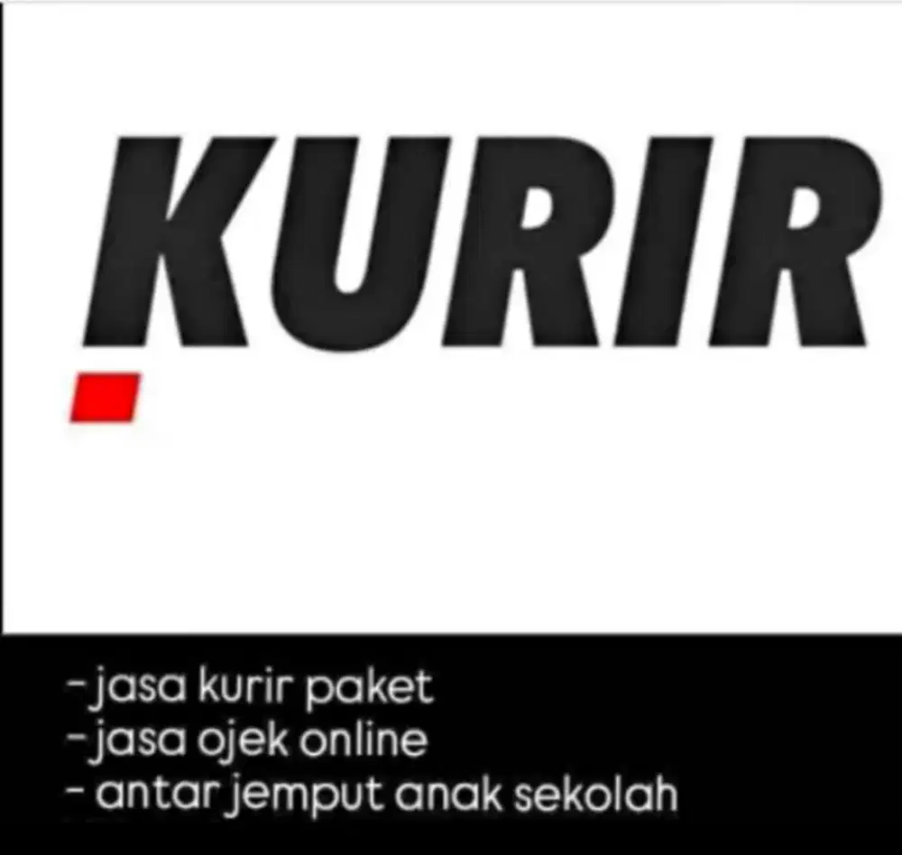 Kurir motor harian mingguan bulanan.