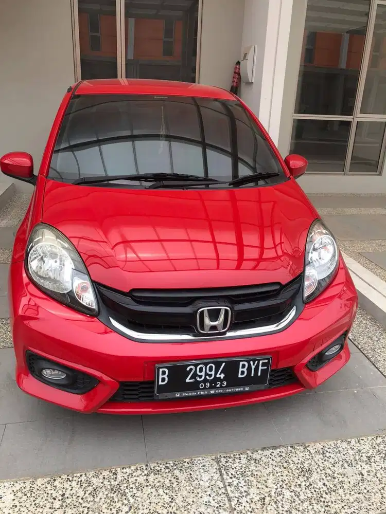Honda Brio E CVT MT 2018 Merah