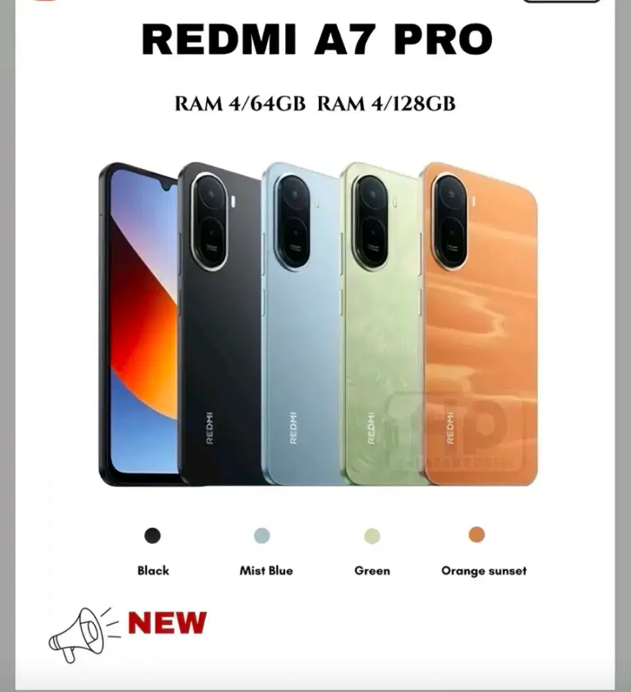 Cicilan Redmi A7 Pro 4/128gb promo cicilan 15ribu/hari