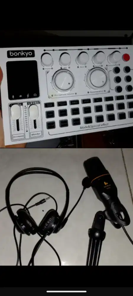 Soundcard Bonkyo paket komplit