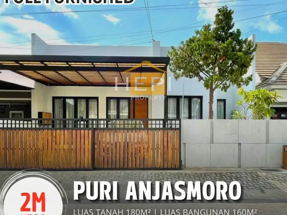 Dijual Rumah Full Furnished di Puri Anjasmoro Semarang