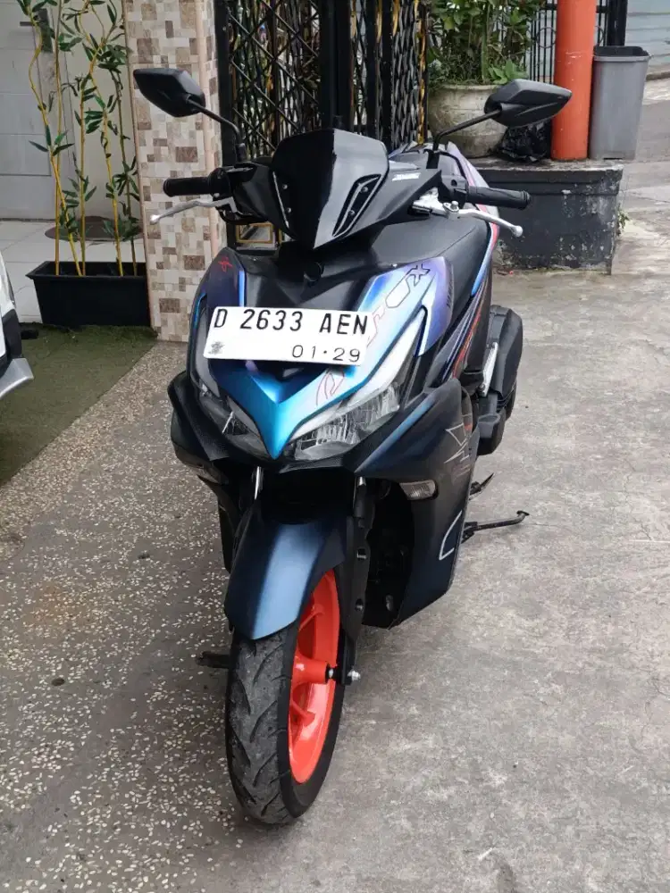 Aerox cyber cyti tahun 2024 low km 11rb/tt boleh gan cash lebih bagus