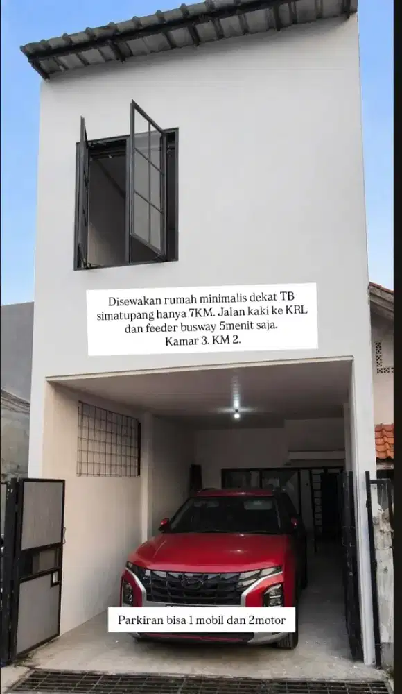 Disewakan Rumah dekat TB Simatupang, Stasiun, UI, ISIP, UP