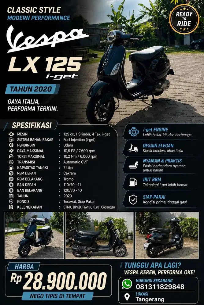 Vespa Matic LX 125 iget