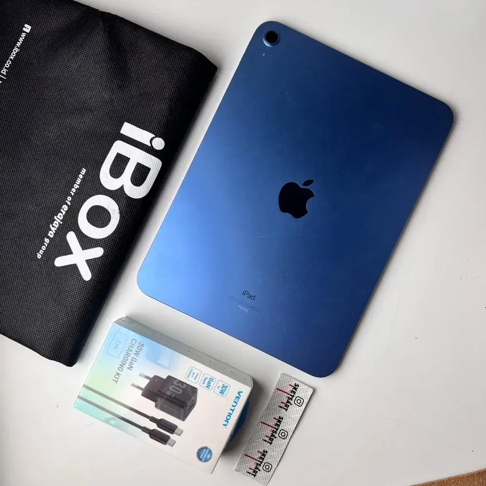 iPad Gen 10 64gb Blue iBox Mulus Like New Battery Health 91%