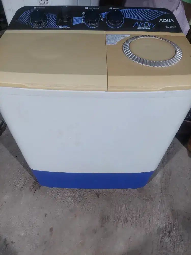 Mesin Cuci Aqua kapasitas 8,5kg Normal semua tinggal langsung pakai