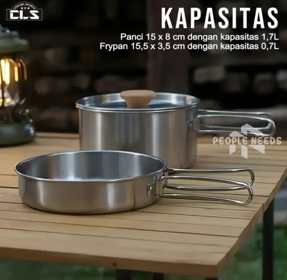 Nesting Cls alat masak  camping