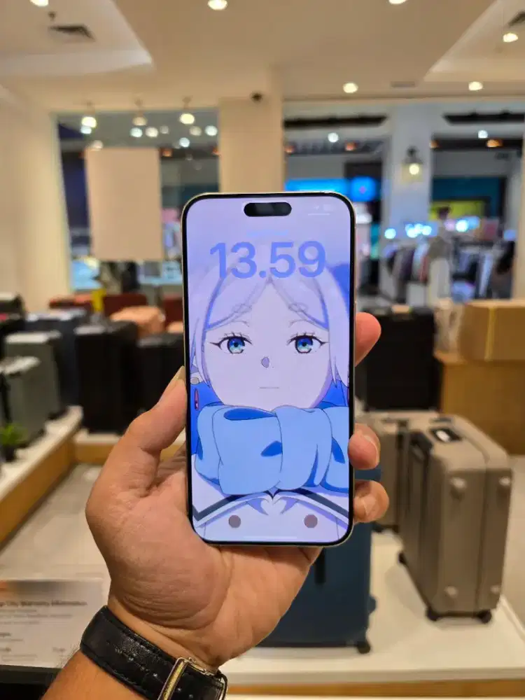 iPhone 15 Pro Max Titanium White 256 GB Ex iBox Resmi