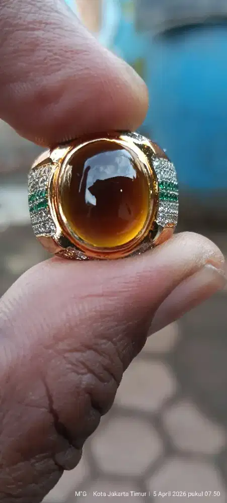 Batu Bacan Doko Coklat merah