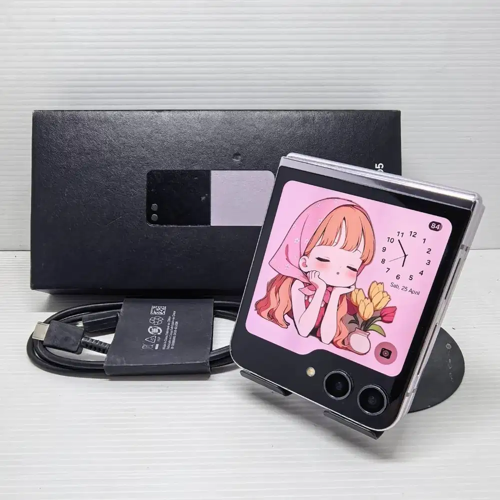 MULUS 99% SAMSUNG GALAXY Z FLIP 5 5G 8/512 LAVENDER  RESMI SEIN NO MIN