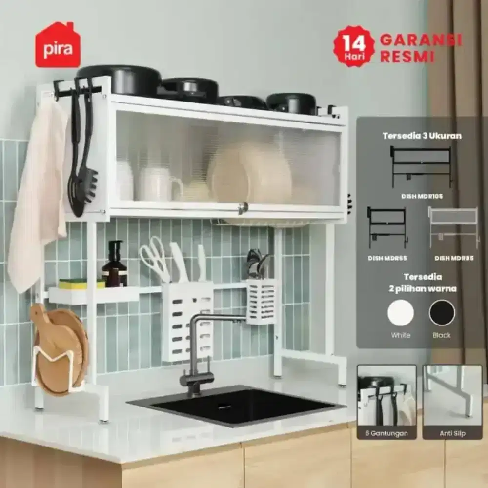 Rak Wastafel Besi Pira Dish MDR Series Murah Jogja (Ars)