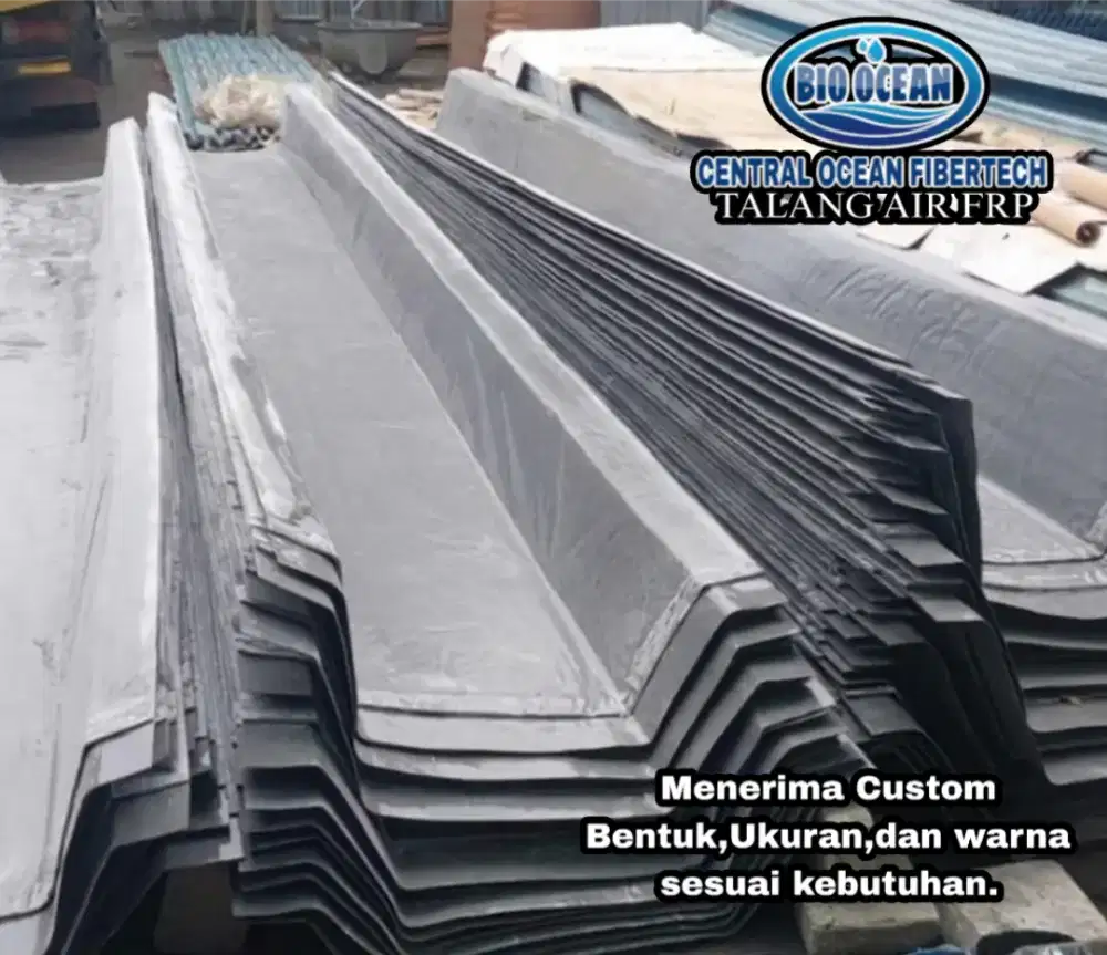 Talang Air Fiberglass Bio Ocean – Anti Karat & Tahan Cuaca Ekstrem
