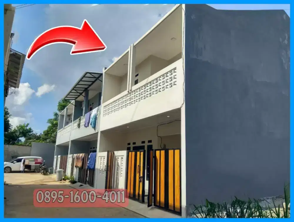 Rumah baru Lt.70m² / 140m² dua Lantai