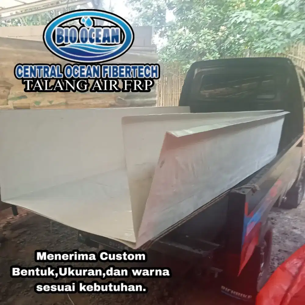 ​Talang Air Fiberglass Bio Ocean /Talang FRP/Talang Atap Gudang Pabrik