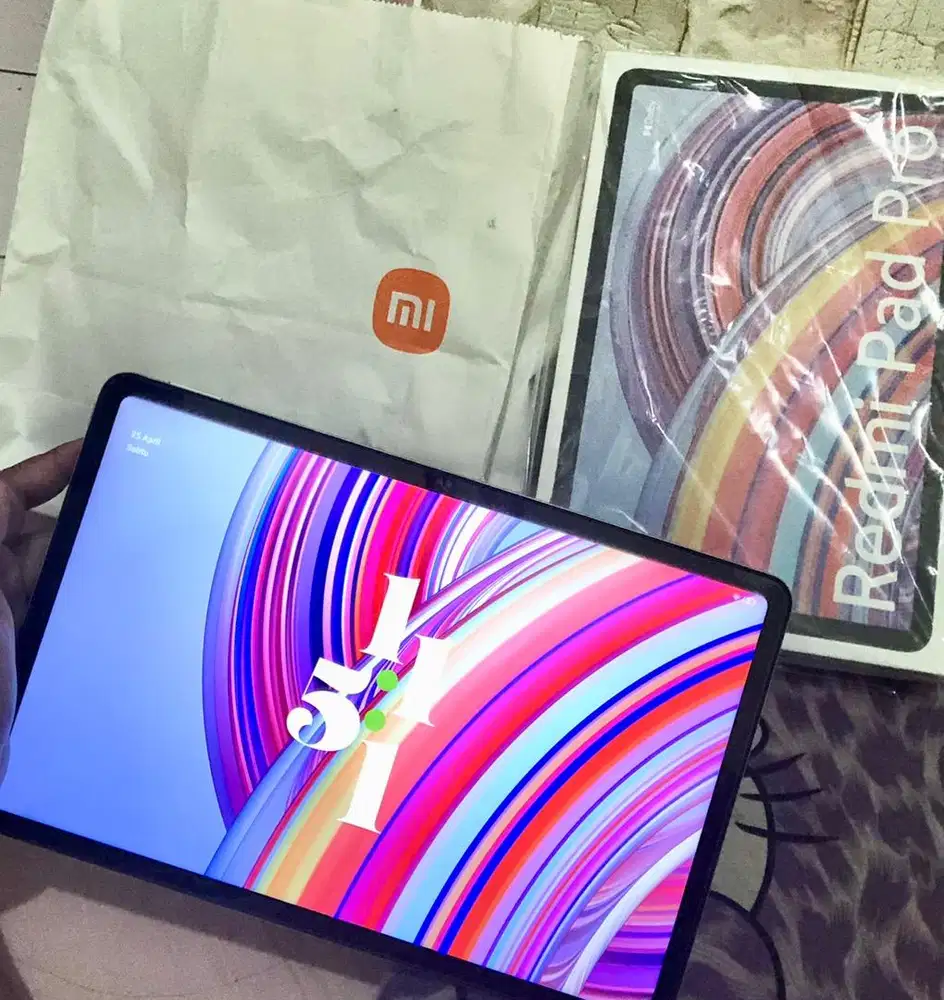 Dijual redmi pad pro 8/256 mint green kondisi second mulus