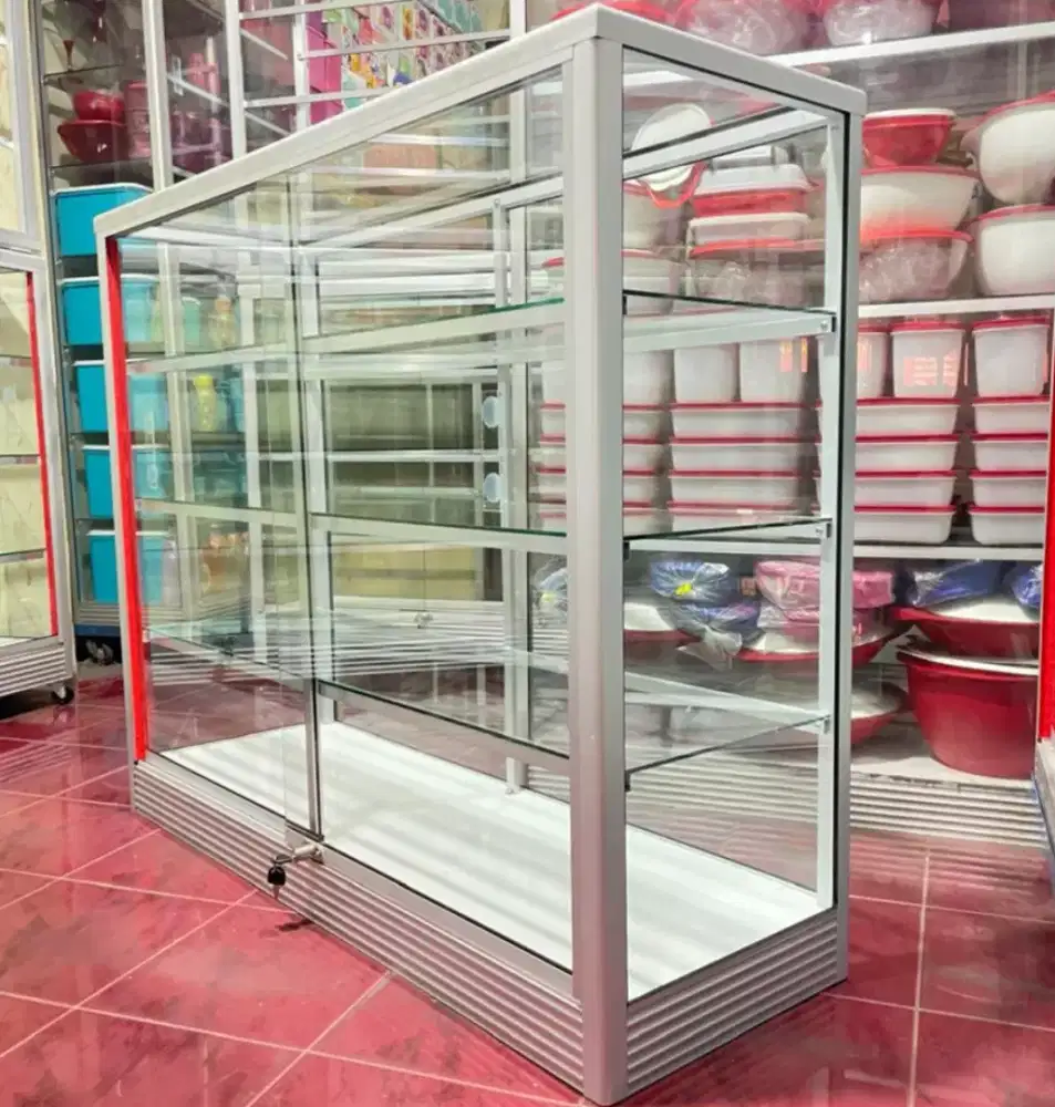 Etalase Kaca & Aluminium 1,2Mx1M