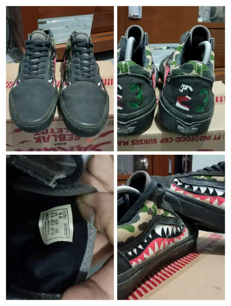 Vans oldschool black x jordan