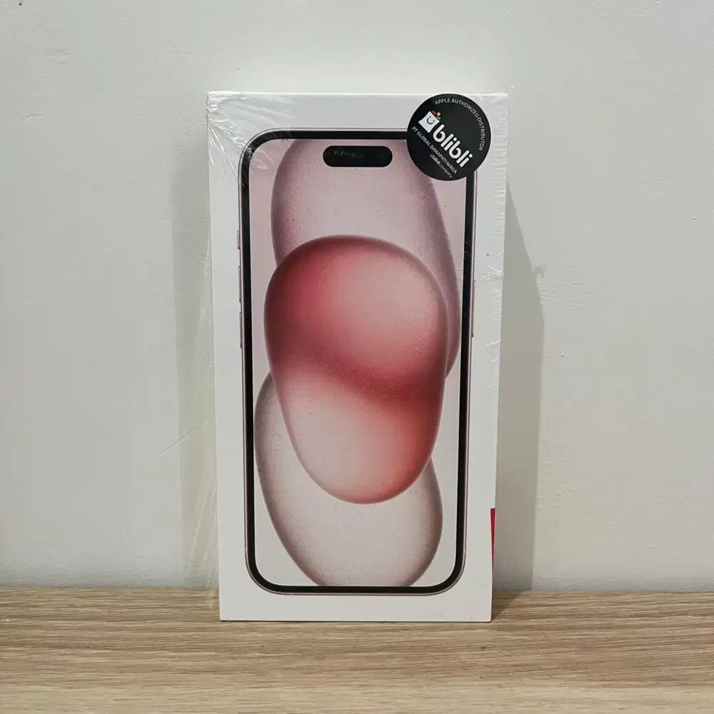 Unit Baru iPhone 15 128 GB Pink Garansi Resmi 1 Tahun