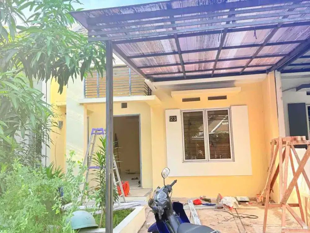 Disewakan siap huni rumah puri beta  2 depan taman dekat halte busway