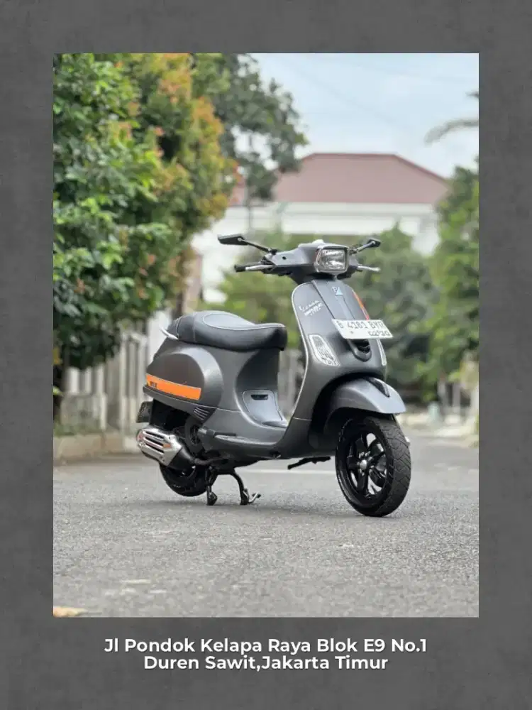 DIJUAL VESPA S 125 IGET TAHUN 2019 PERFECT CONDITION