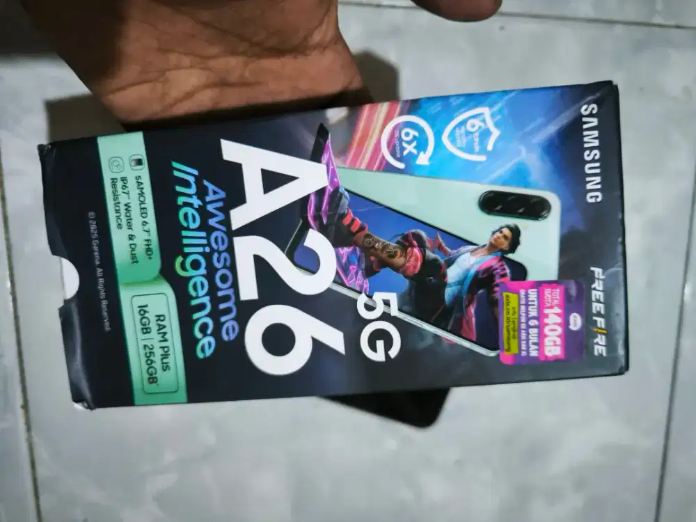 Samsung a26 5g 8+8/256 mati total lcd masih bagus dan original