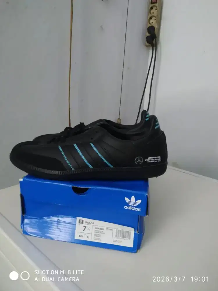 Black Adidas Samba sneakers