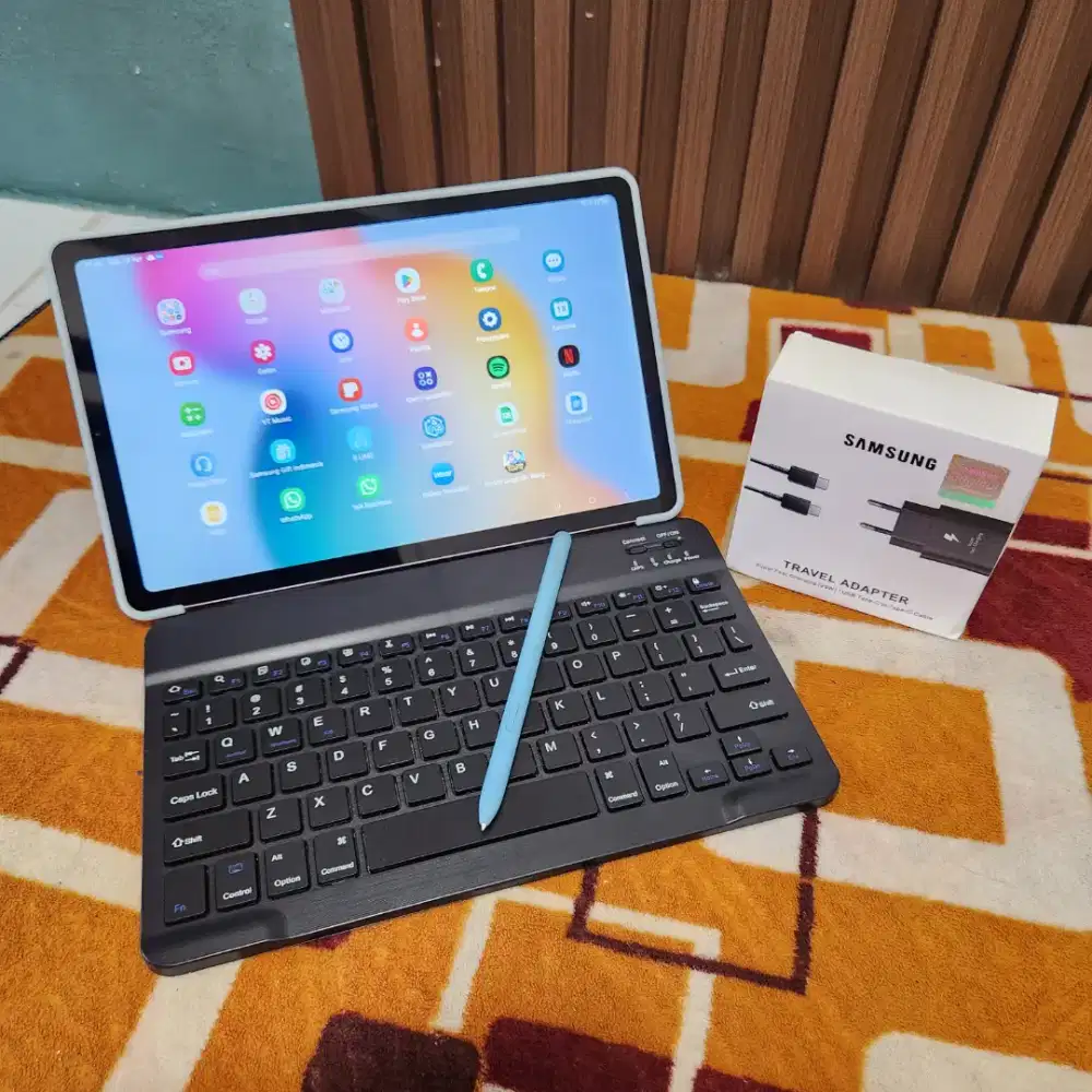 Samsung Tab S6 Lite Snapdragon ORI SEIN Fullset banyak bonus